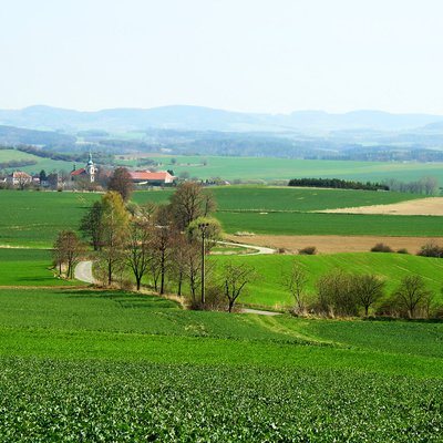 czech spring countryside(kutna hora)