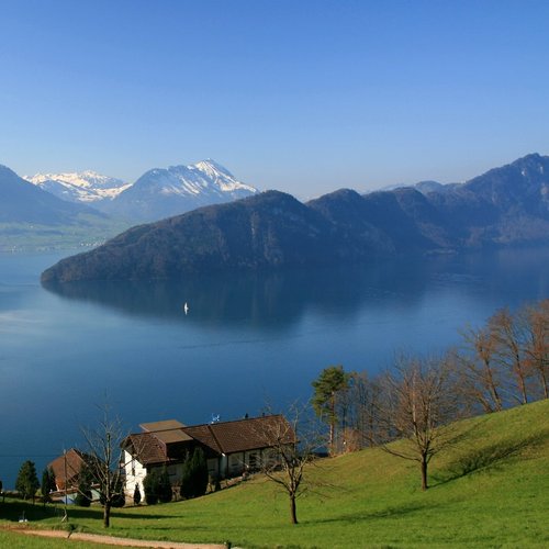 geneva lake view from mount.rigi(header) -  Europe Holiday Packages from India