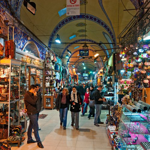 the grand bazaar, considered to be the oldest shopping mall in history