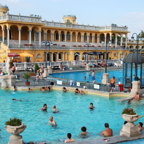 thermal bath in the szechenyi spa