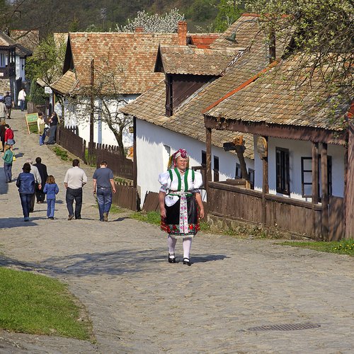 Women in Folk Costume in the Village during the Traditional Easter Festival - East European Tour Packages