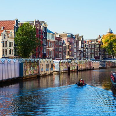 flower market in amsterdam