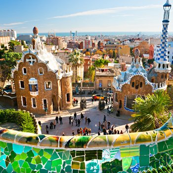 gaudi in barcelona (park guell)