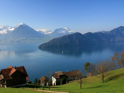 geneva lake view from mount.rigi(header) -  Europe Holiday Packages from India