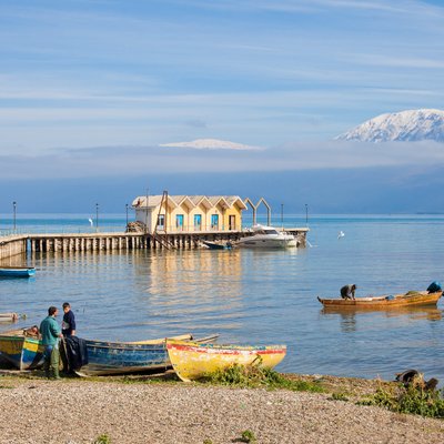 lake ohrid, albania