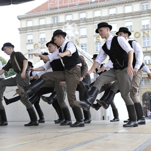 members of folk groups nograd from salgotarjan, hungary