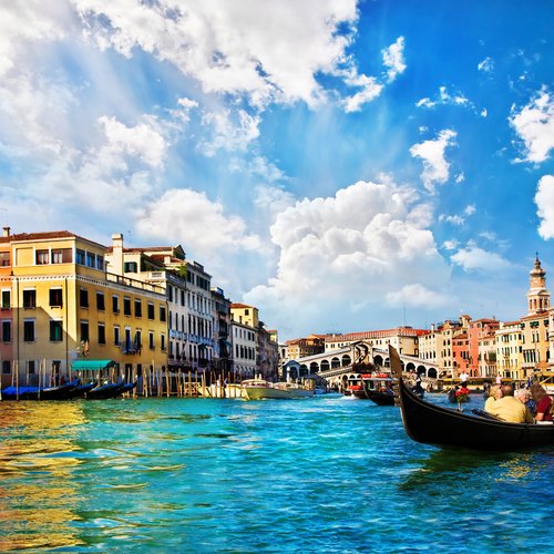 Rialto Bridge Venice  - Italy Package Tour from India