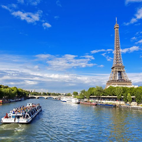 ride the bateau mouche, paris (river cruise ) 