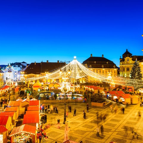 sibiu, grand square romania