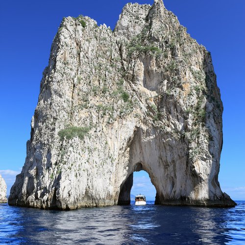 the faraglioni rocks, bay of naples 