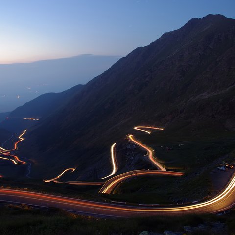 the transfagarasan road romania